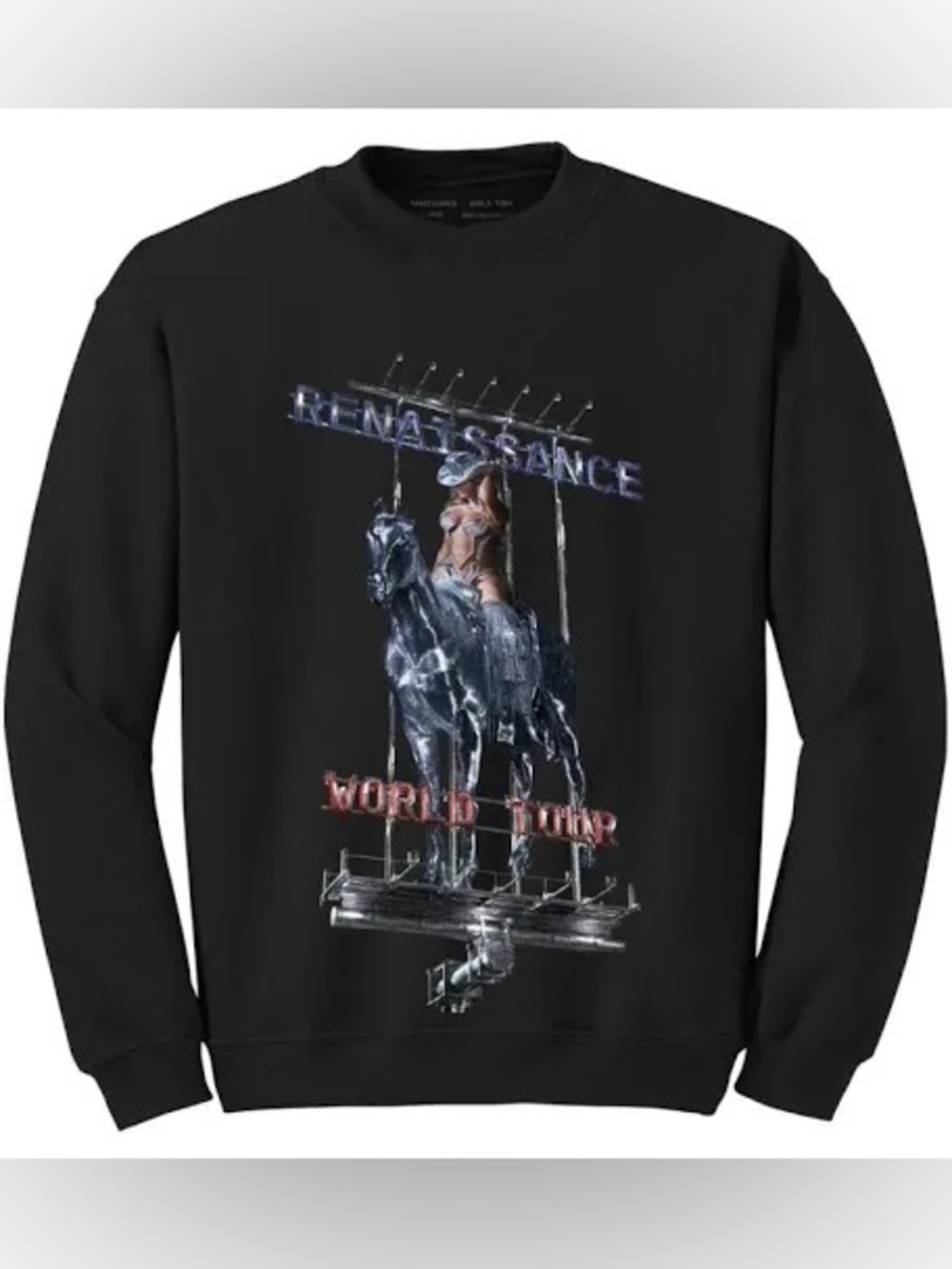 Beyoncé Official Renaissance World Tour Merch Crewneck Medium Sweatshirt NEW